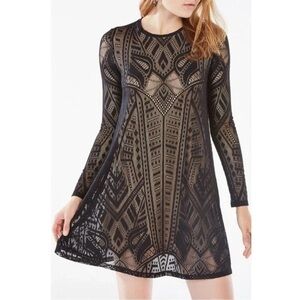 🌟 BCBGMAXAZRIA NATYLY BLACK LACE DRESS🌟